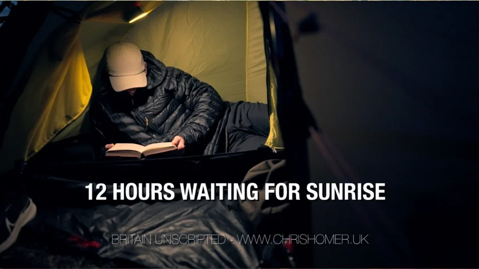 Wild camping stock footage with sounds