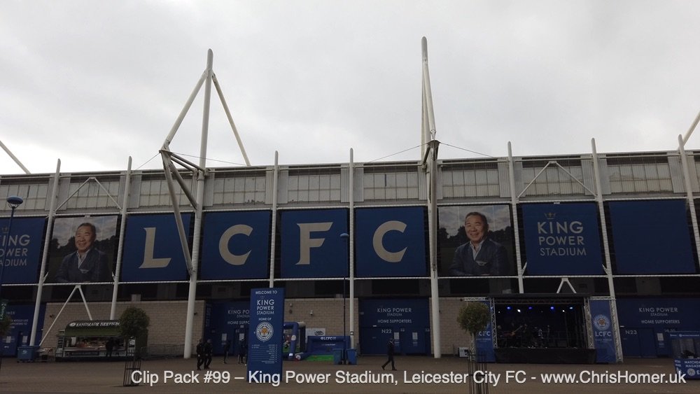 LCFC Leicester UK stock video footage