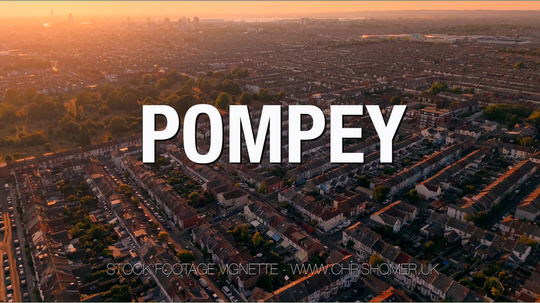 Portsmouth Drone Stock Video Footage