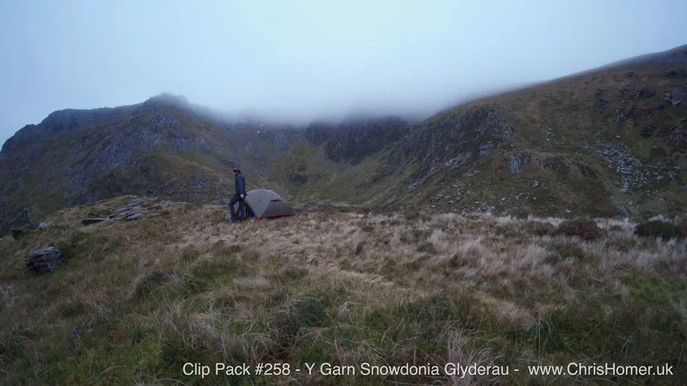 Clip Pack #258 - Y Garn Snowdonia Glyderau Stock Footage