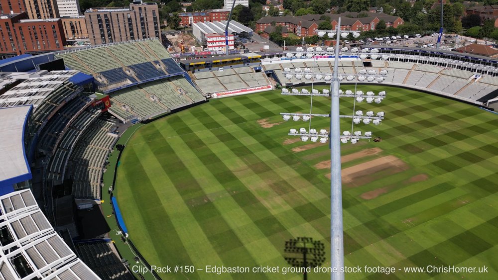 Birmingham edgbaston cricket ground stock footage