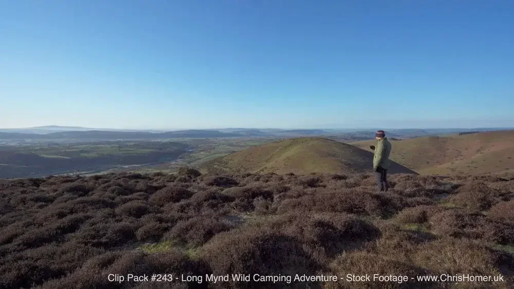Clip Pack #243 - Long Mynd Wild Camping - Stock Footage