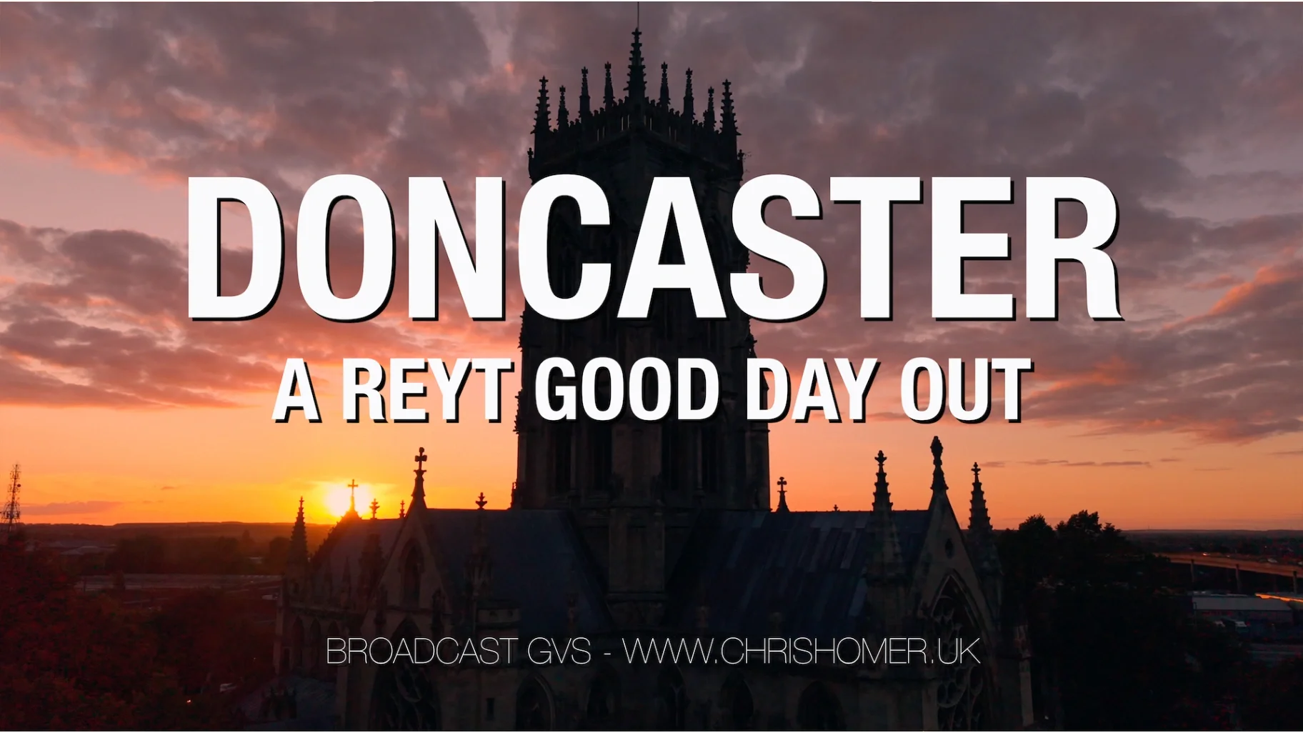 Doncaster - A Reyt Good Day Out | Broadcast GVs stock footage