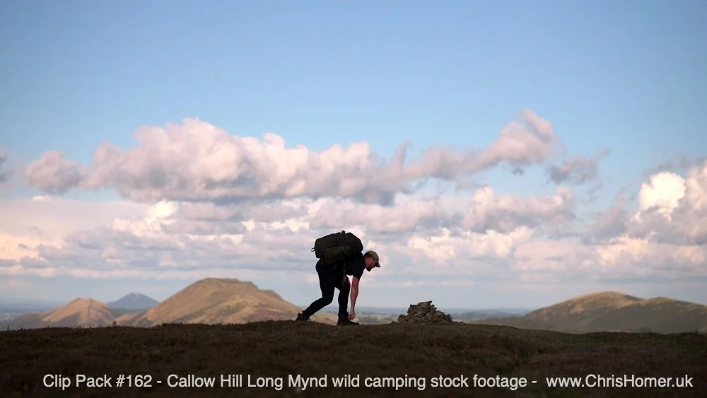 Callow Hill Shropshire Hills Stock Footage
