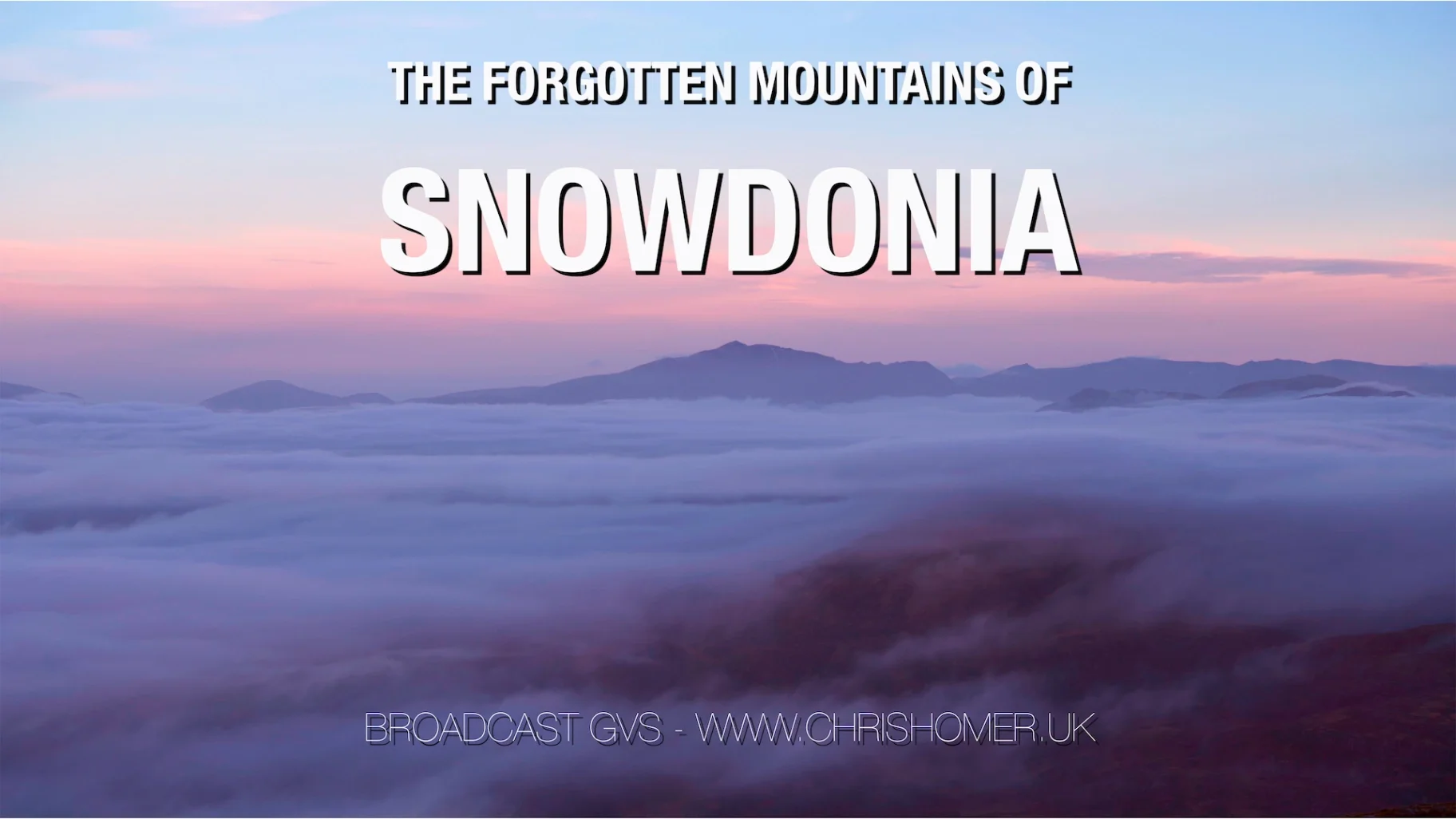 Epic Snowdonia stock video footage