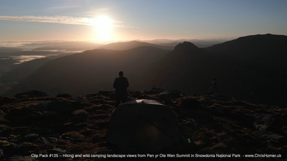 wild camping stock video footage