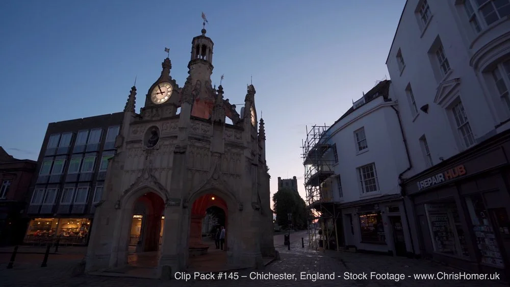 Chichester UK stock footage