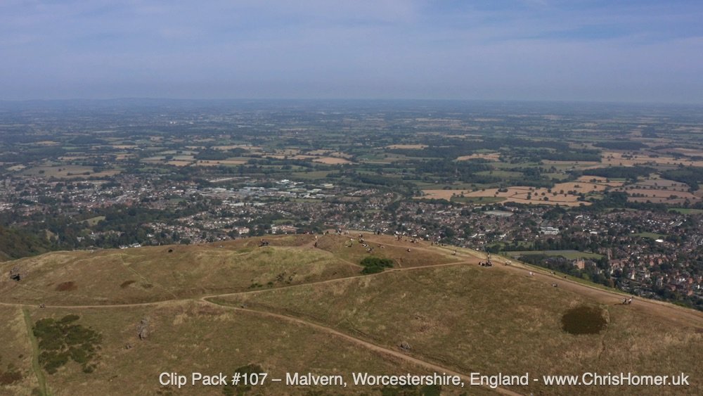 Malvern Hills stock video footage