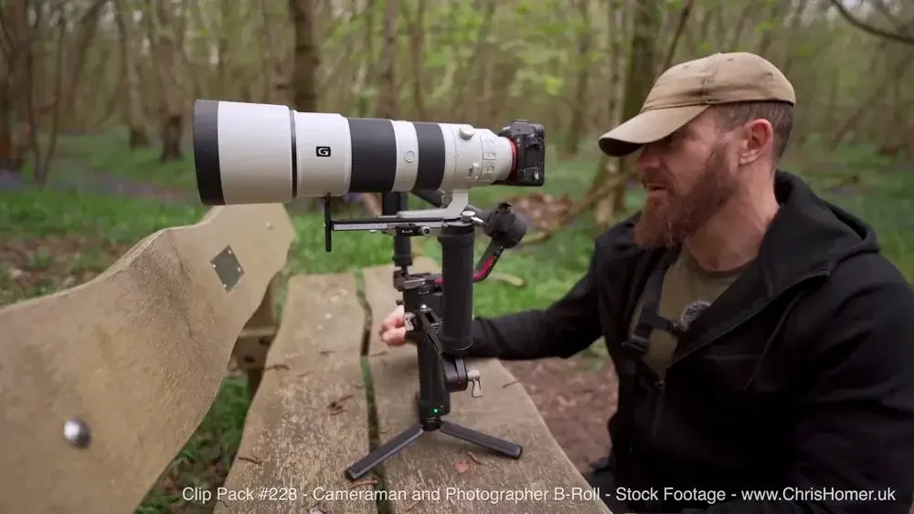 Cameraman and photographer B roll people stock video footage