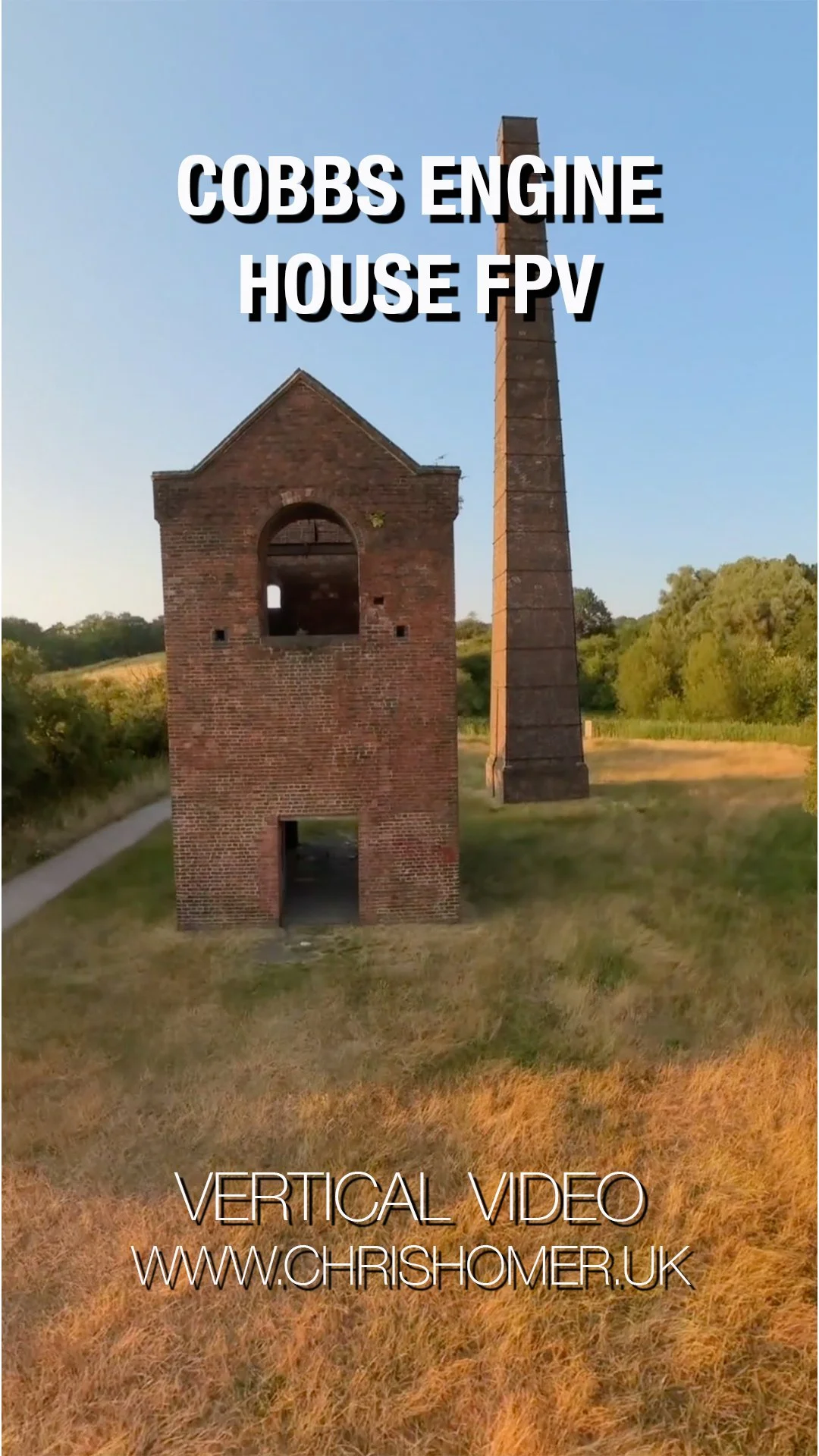 Dudley FPV Drone Vertical Stock Footage