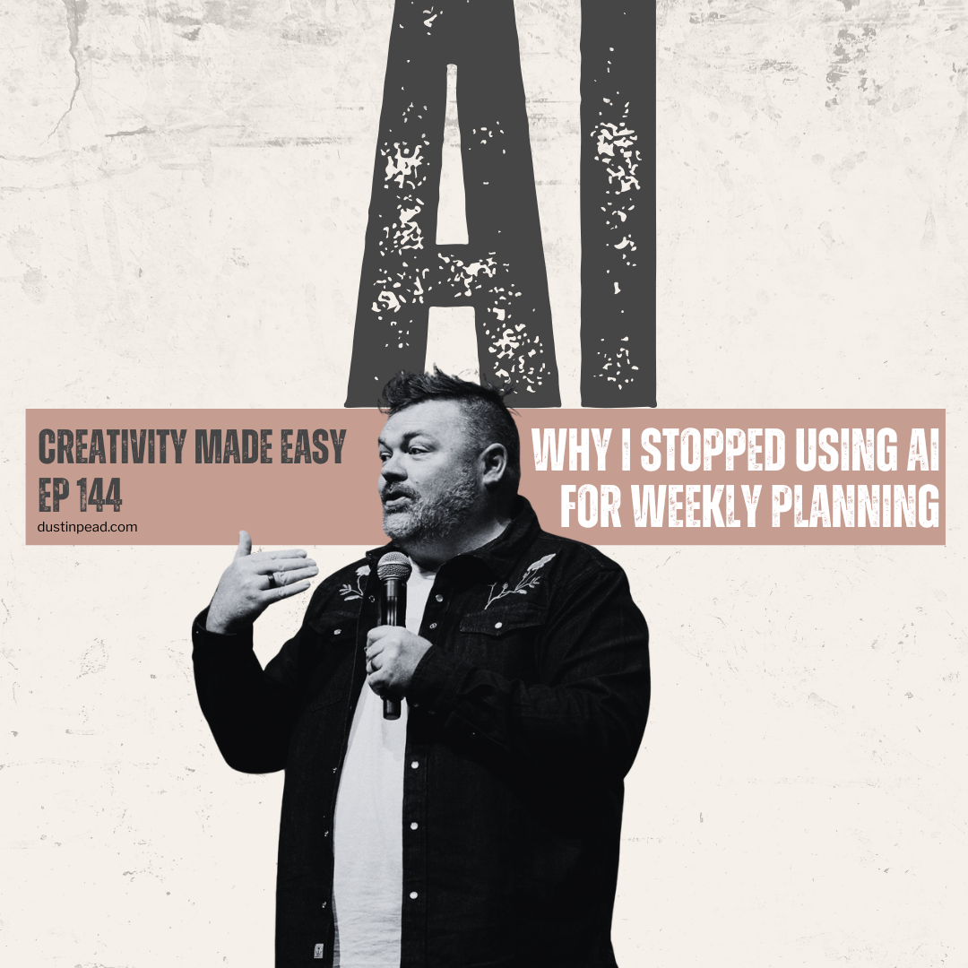 Ep 144: I Stopped Using AI for Weekly Planning After 6 Months