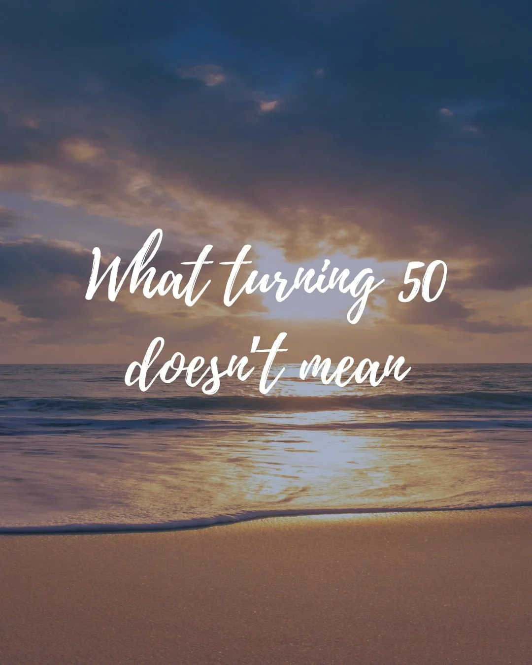 💙 What Turning 50 Doesn't Mean...

❌ Slowing down.
❌ Playing it safe.
❌ Saying "I'm too old for that."

For me? It means saying YES to new adventures, bigger goals, and showing myself what's still possible.

Now... who's suiting up with me
