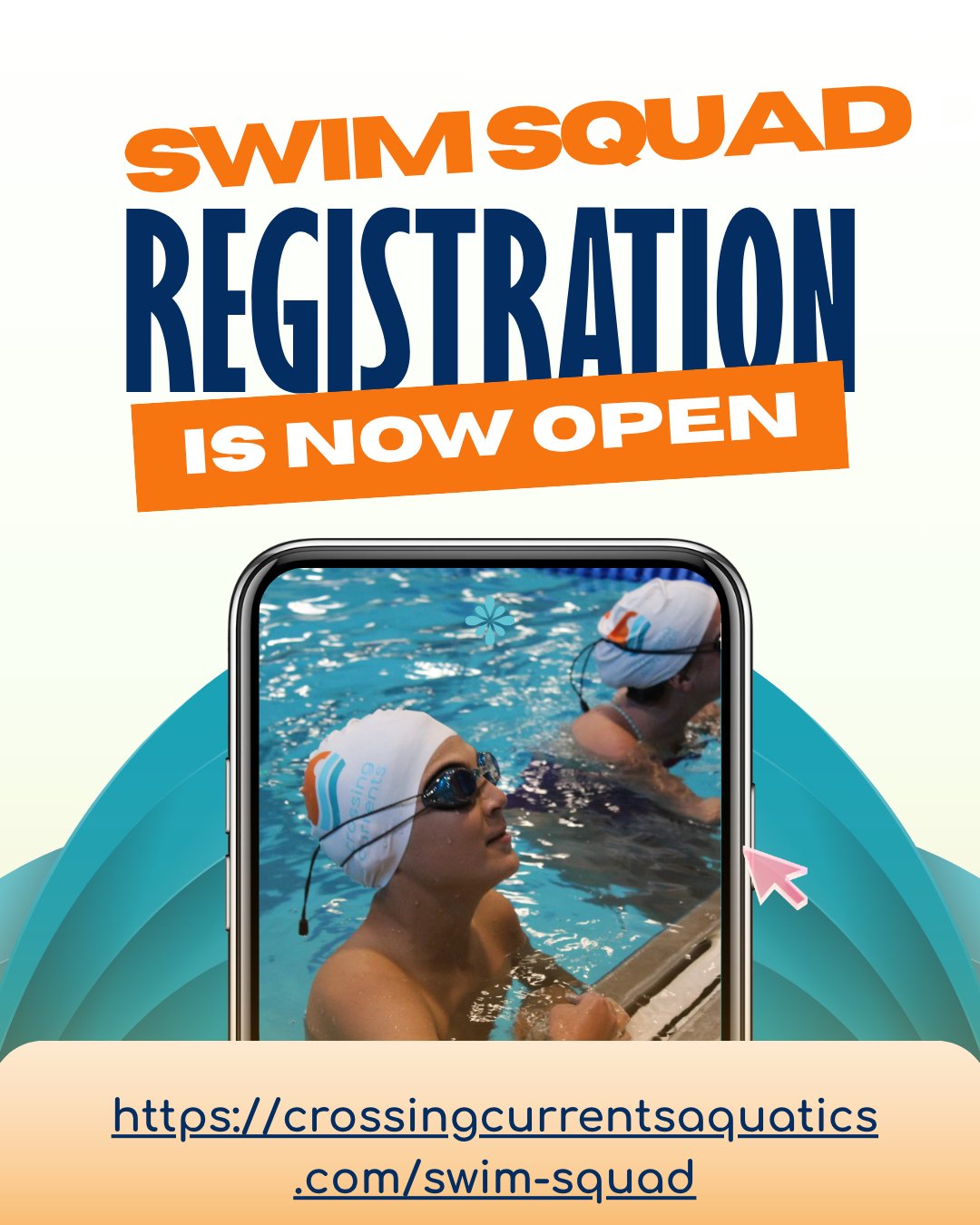 Swim Squad starts August 28! 🏊&zwj;♀️🏊&zwj;♂️

Ready to build on those summer swim team skills? Register now for Swim Squad, our intramural swim team for young athletes ages 6 and up who've completed at least one season of summer swim team.

Our co