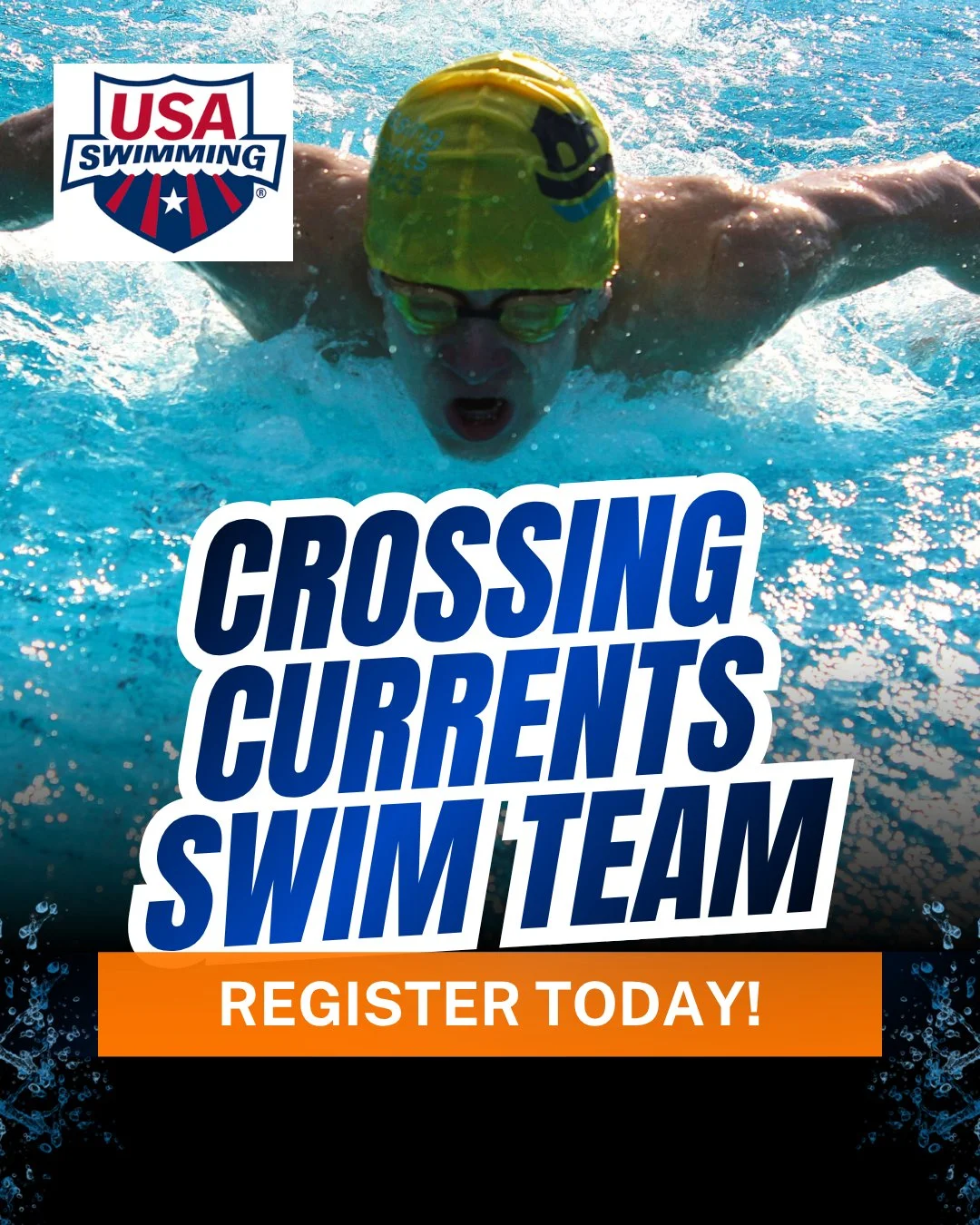 Swim year-round with Crossing Currents Swim Team! 🌊

Looking for a competitive team that fits a busy teen's schedule? Crossing Currents Swim Team (CCST) is built for swimmers 13+ who want to sharpen their technique and stroke development with just t