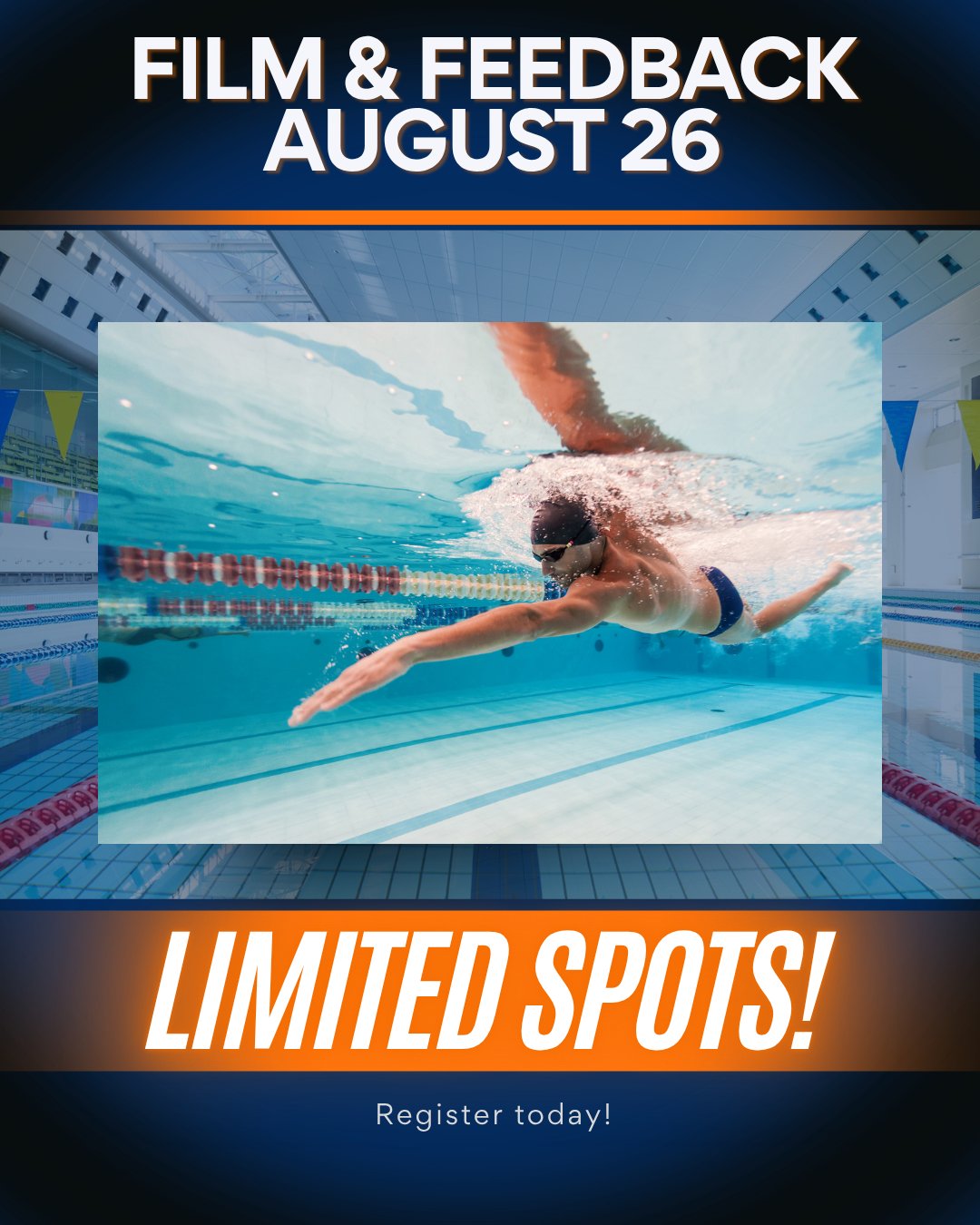 You can&rsquo;t fix what you can&rsquo;t see. 👀🏊

Whether you&rsquo;re a competitive swimmer yourself or the parent of one, our Drop-In Film &amp; Feedback Sessions offer a chance to see what&rsquo;s actually happening in the water.

Designed for c