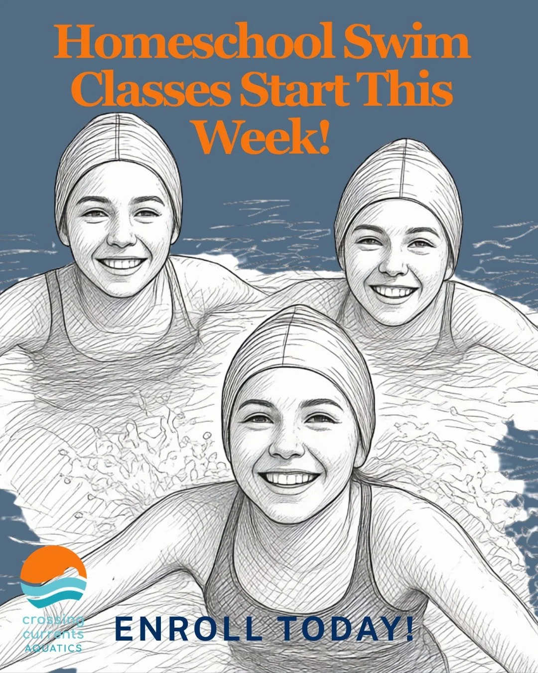 Homeschool Hurricanes are back in the water! 🏊&zwj;♀️🌀

Pick the day that works best for your family &mdash; our Wednesday session kicks off TODAY!

📅 Wednesdays, Sept 9 &ndash; Oct 14 | 12:30&ndash;1:30 PM 
📅 Mondays, Sept 14 &ndash; Oct 12 | 12