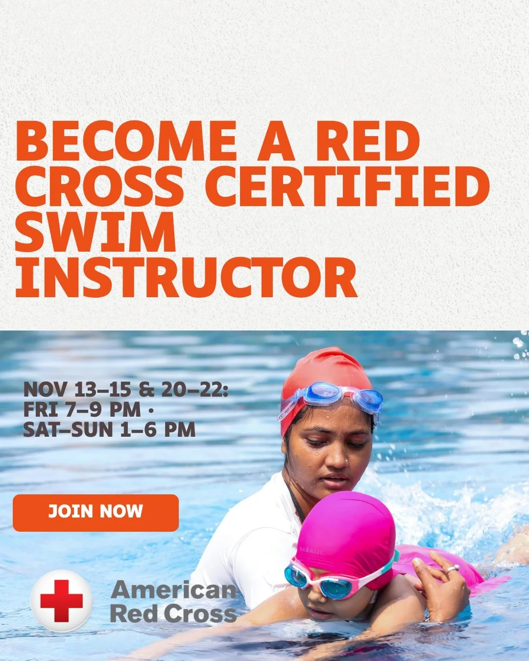 You could be the reason a kid learns to love the water. 💙

Every strong swimmer had someone teach them the basics &mdash; what if that someone was you? Our Water Safety Instructor (WSI) course is the gold standard in swim instructor training, backed