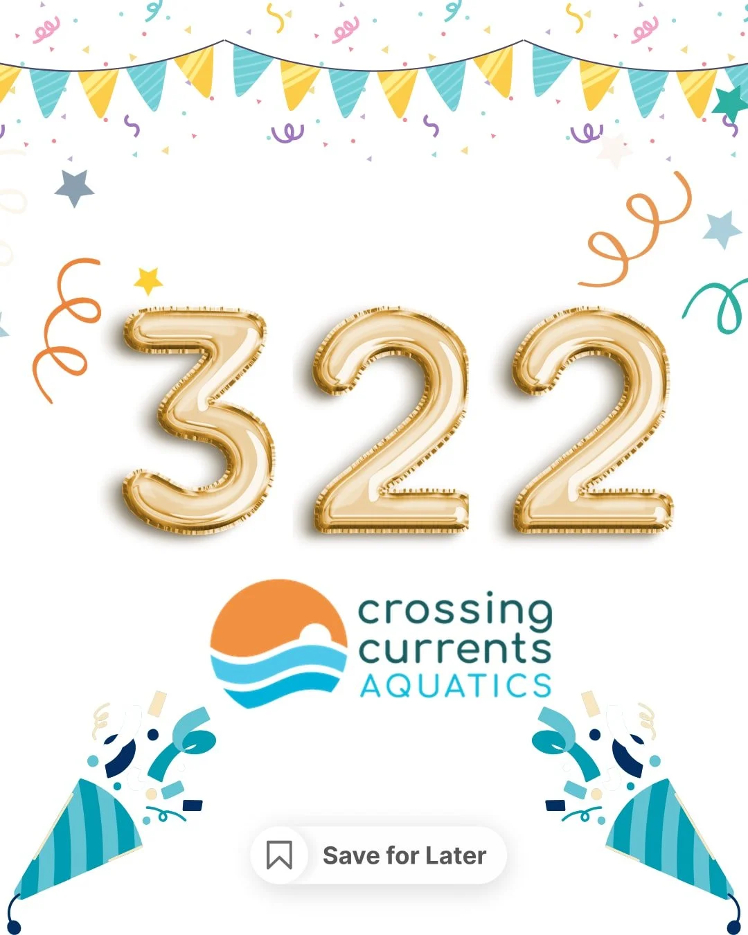 Last year, 272 swimmers enjoyed Open Water Swimming with us. This year? 322 unique swimmers. 🌊

Every one of those numbers is a swimmer who showed up, got in the water, and got a little braver or a little faster. Thank you to our swimmers, coaches, 