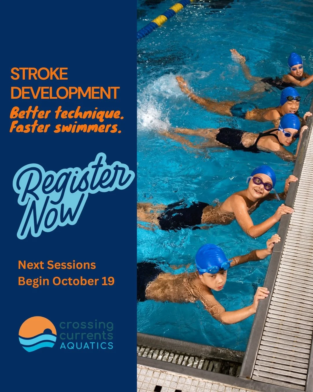 Ready to level up? 🏊&zwj;♀️

Our Stroke Development after-school program focuses on technique: freestyle, backstroke, breaststroke, and butterfly, broken down so swimmers actually understand what they're doing and why.

Great for swimmers who are co