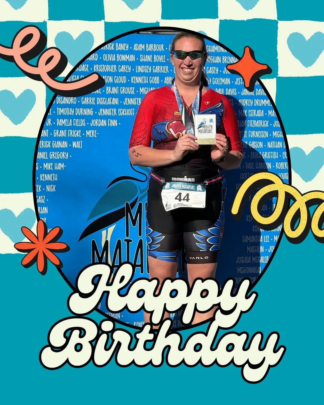Happy Birthday, Coach Caitlin!

She tried to fly under the radar with her birthday, but we couldn't let that happen!

Besides, once you hit 35, birthdays are really only relevant when you age up into a new age group at swim meets, right?

Help us wis