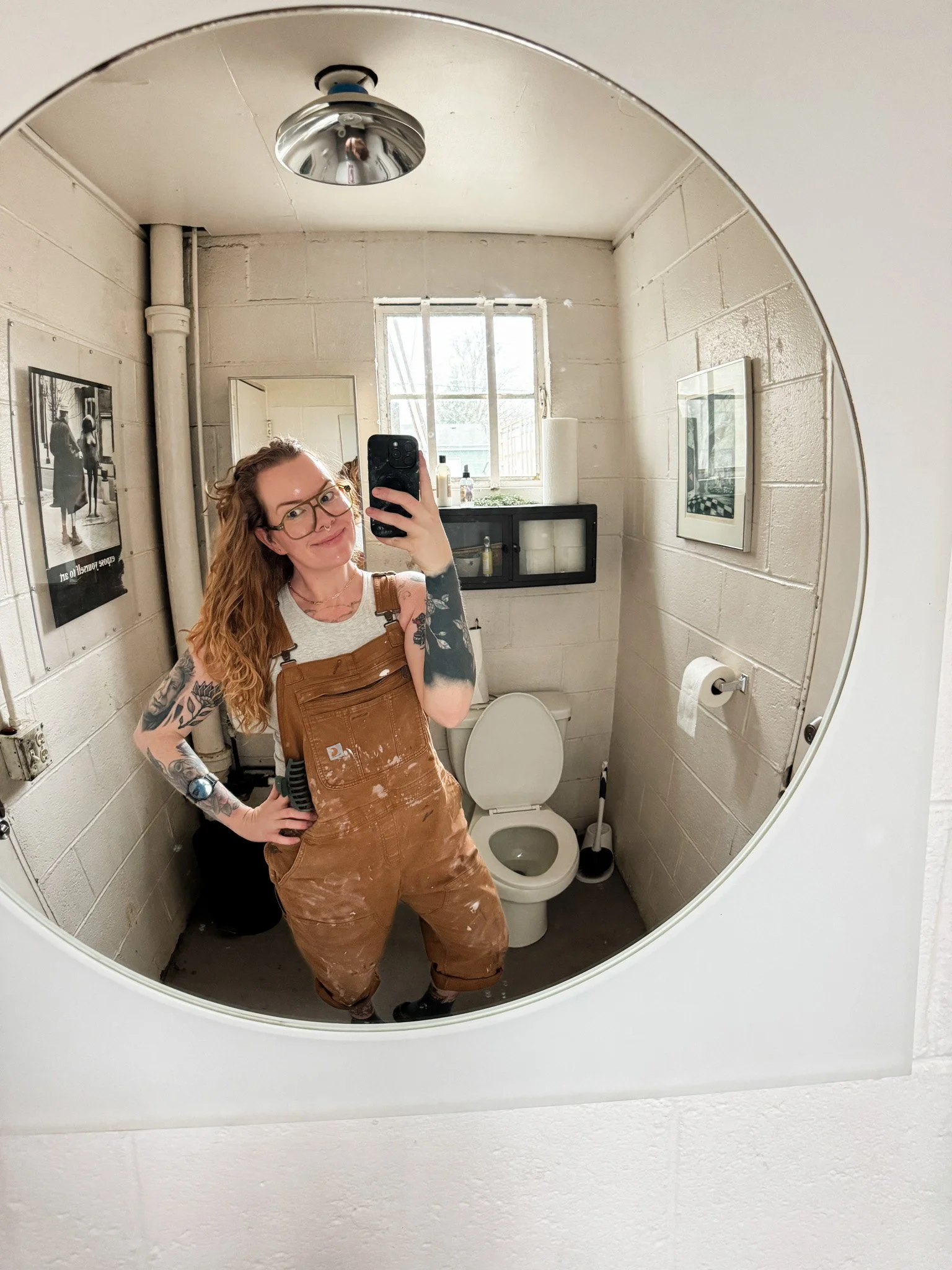 And the selfie of the month at the place I'm spending the most time