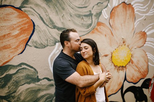 West Village, Detroit Engagement Session| Alison + Ryan