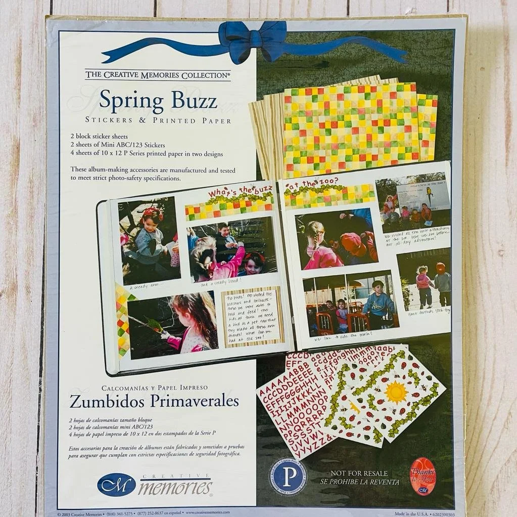 Spring Buzz  STICKERS & PRINTED PAPER