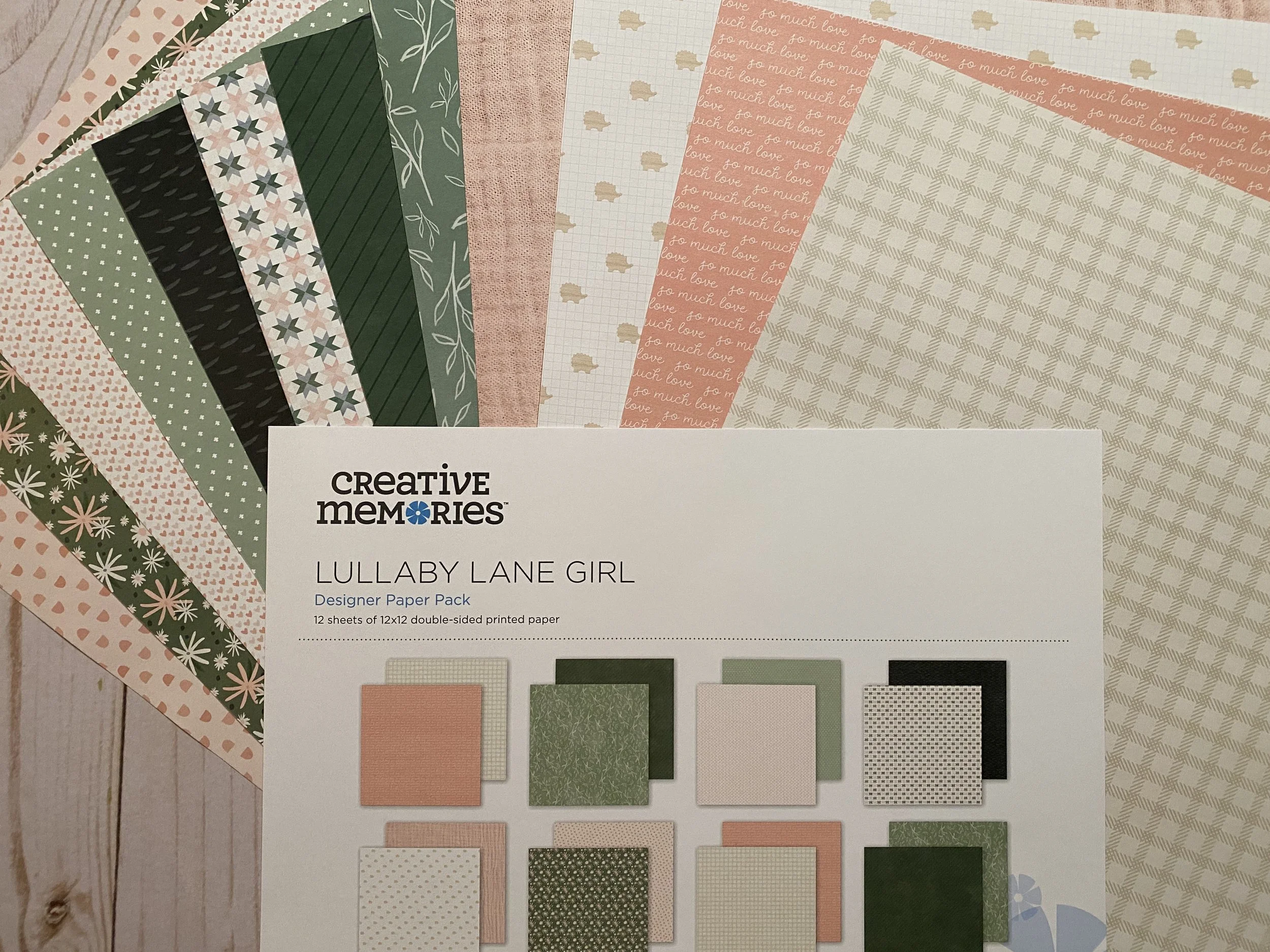 Lullaby Lane Girl Designer Paper Pack