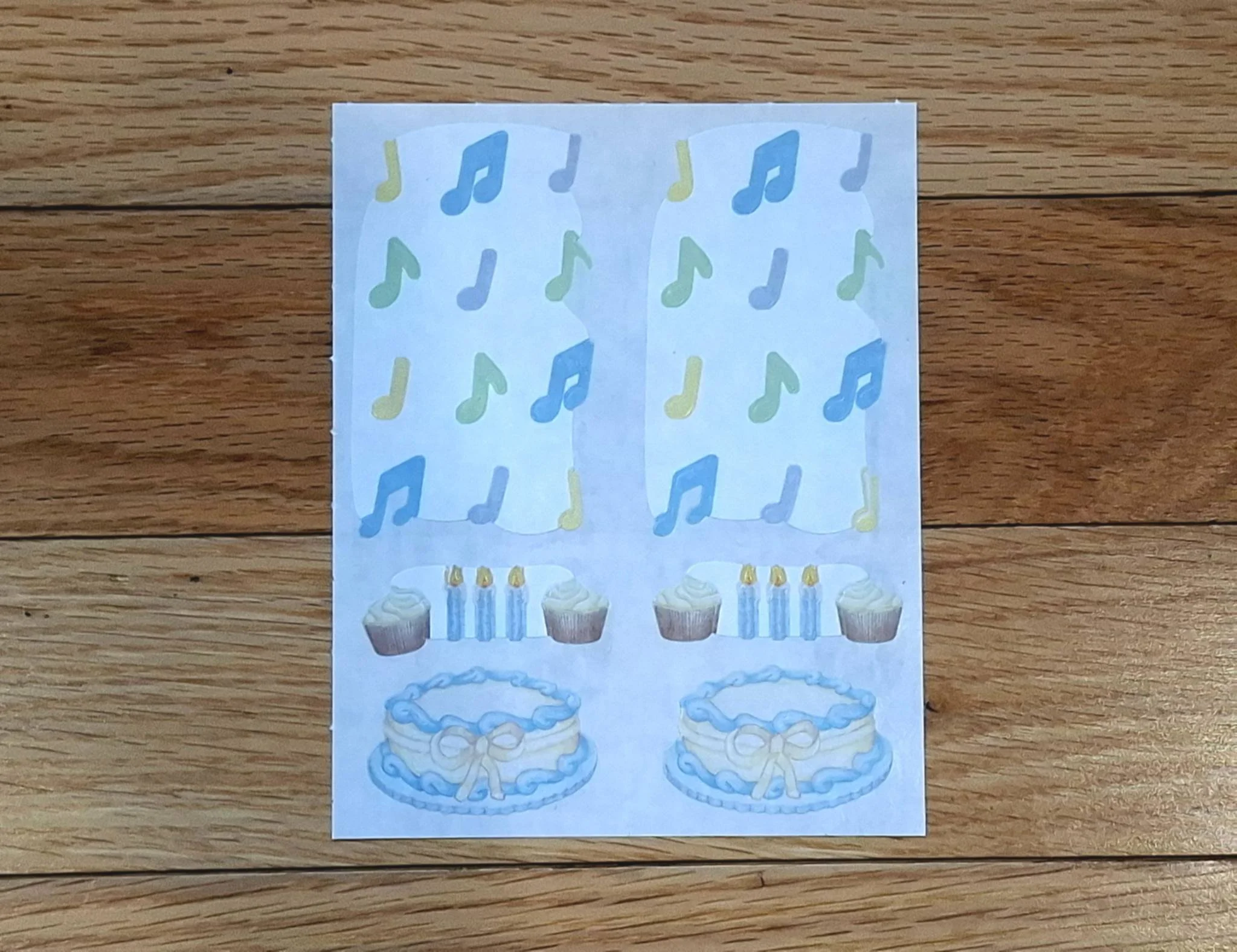 Baby Boy Baby (BIRTHDAY-BLUE) -2 strips