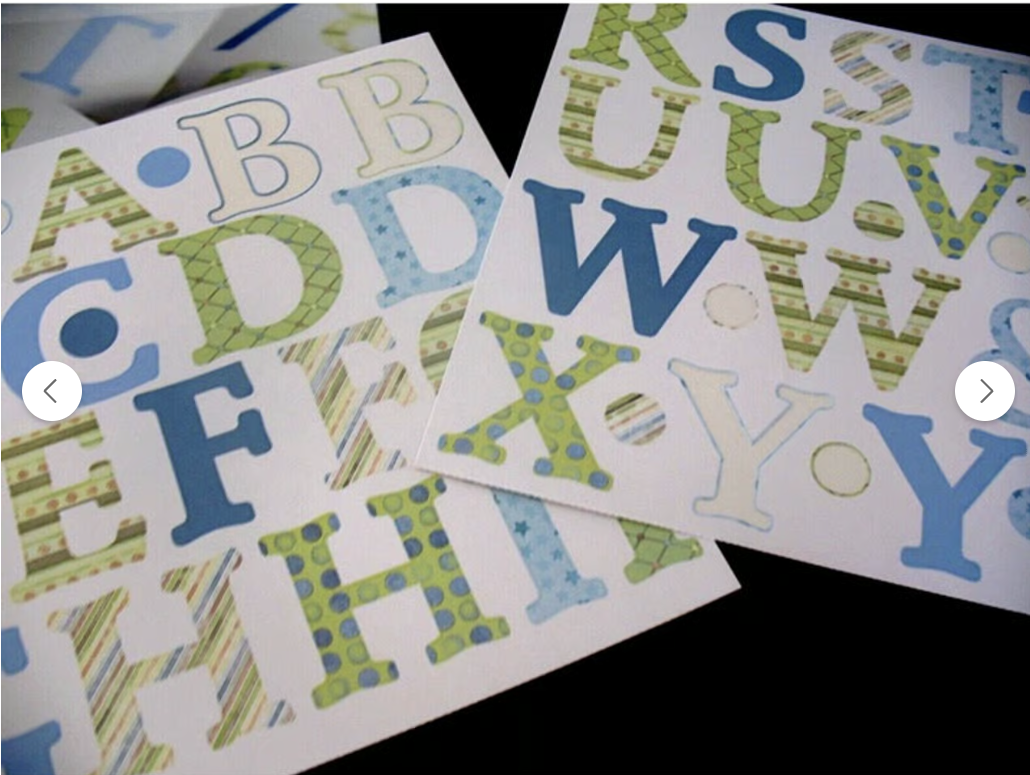 ABC Monograms Baby Boy Soft