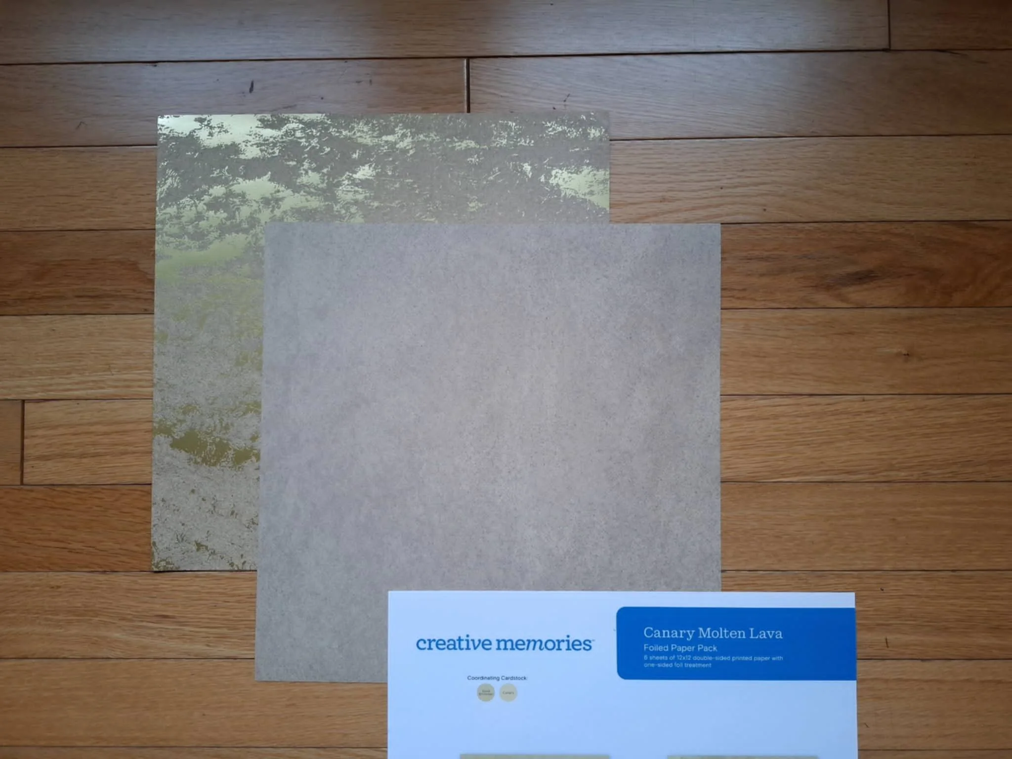 Canary Molten Lava Foiled Paper Pack