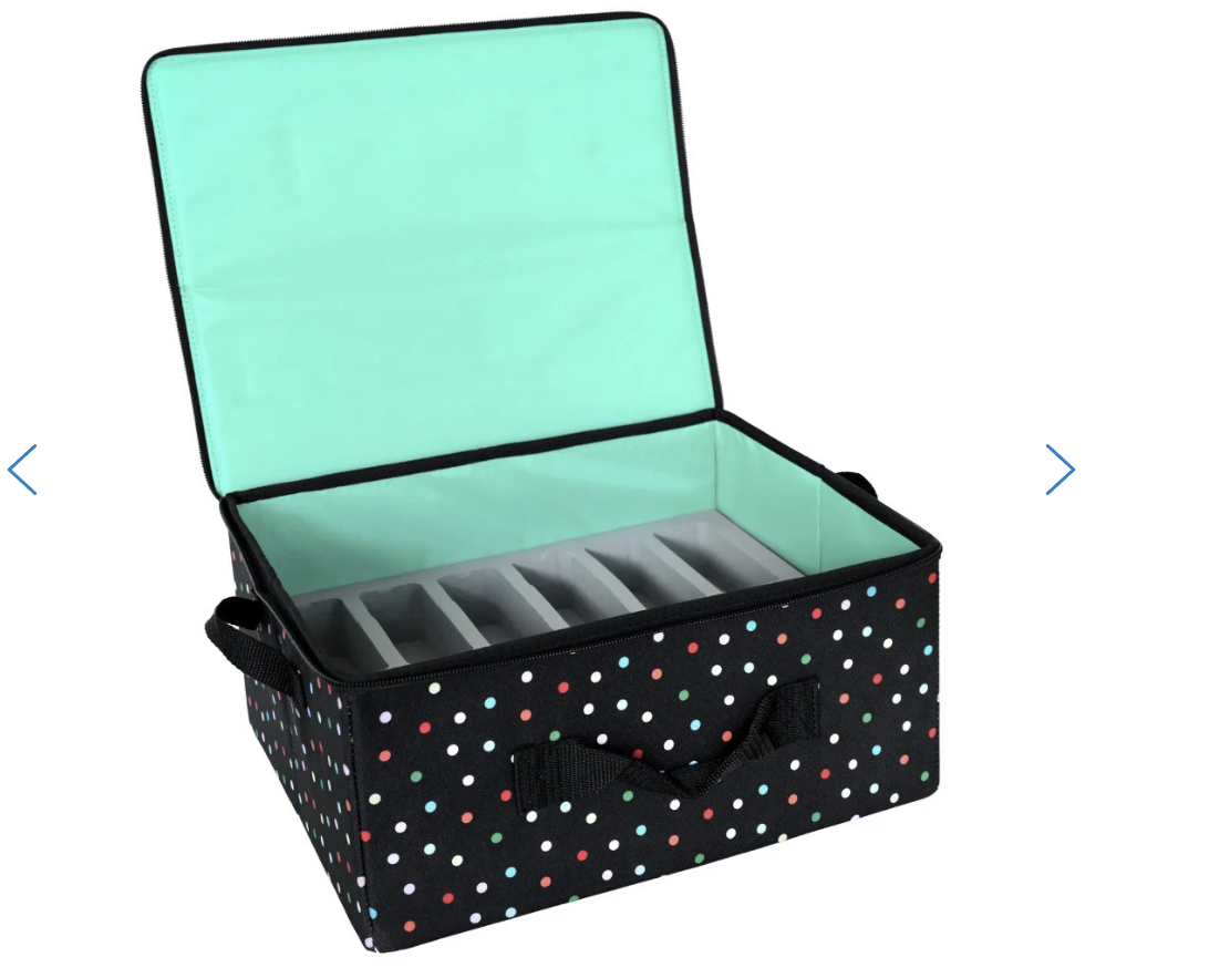 Border Punch Organizer - Rainbow Dots