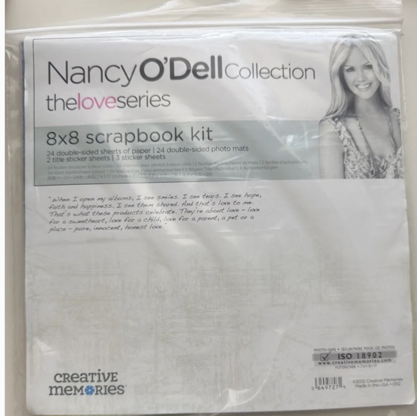 Nancy O'Dell Collection the Love Series 8x8 Scrapbook Kit