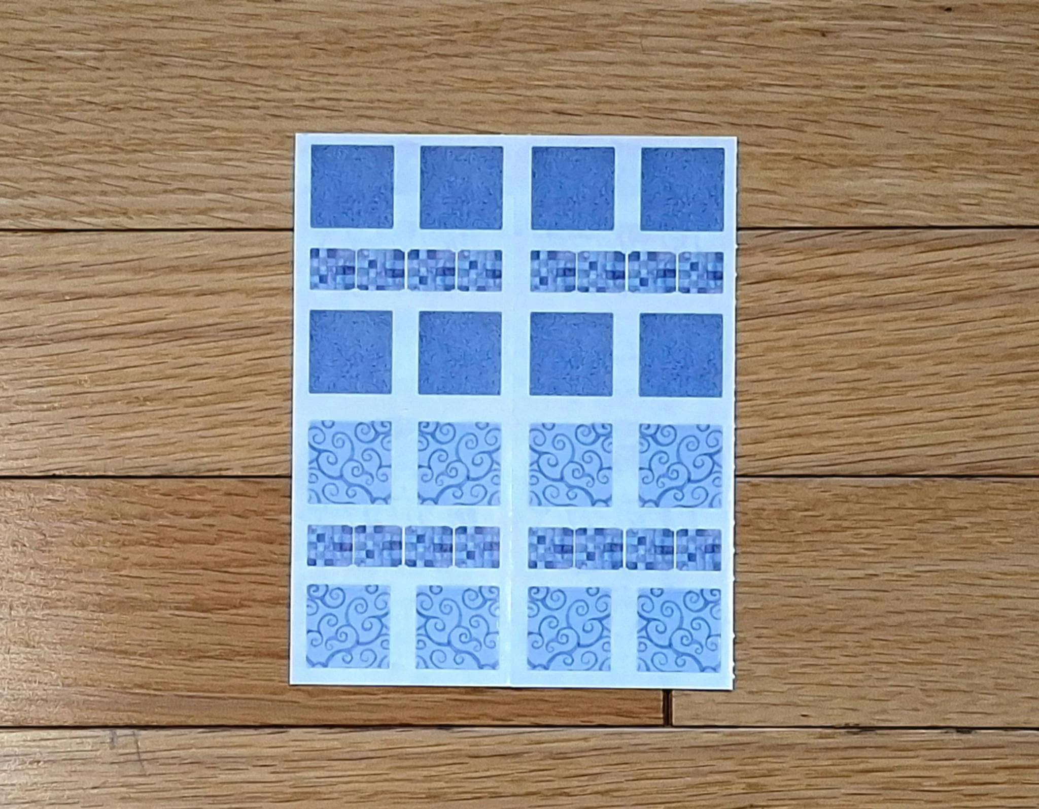 Fundamentals Winter Squares-2 strips