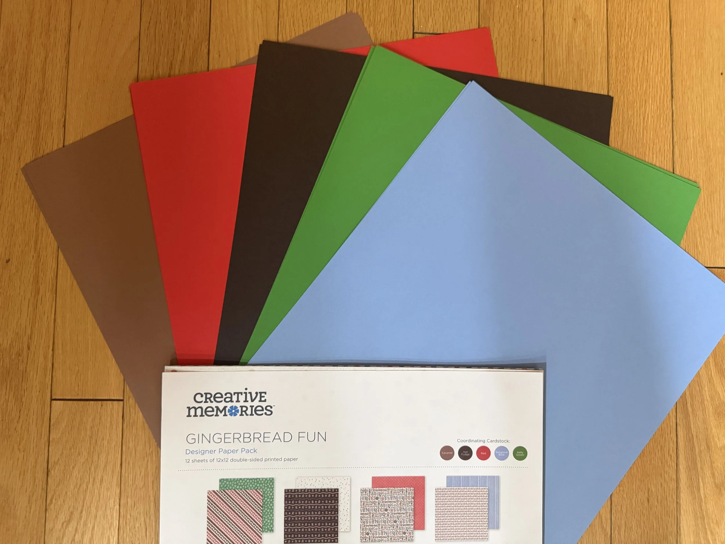 Gingerbread Fun Cardstock Sampler Pack 10 pack