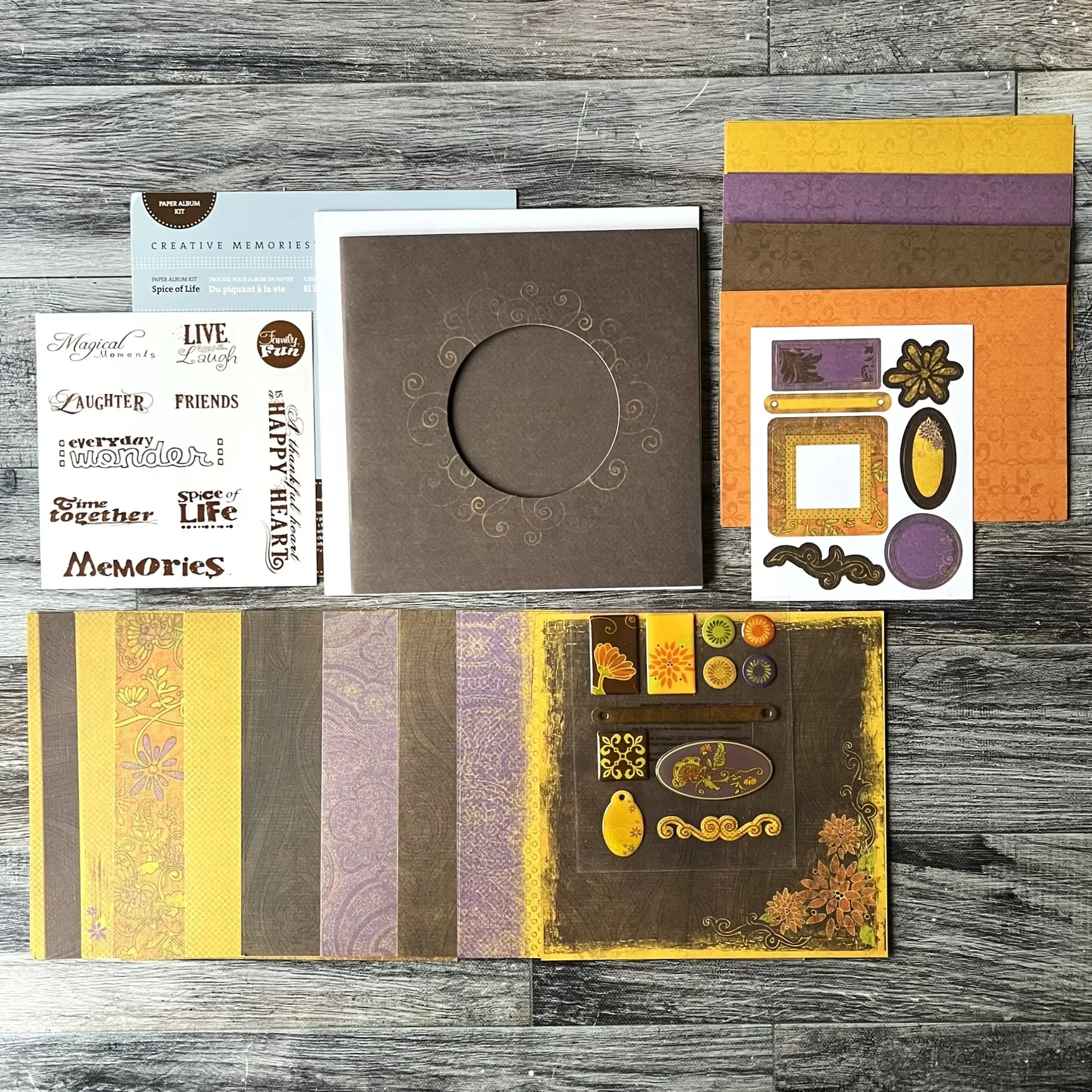 Spice of Life Paper Album Kit