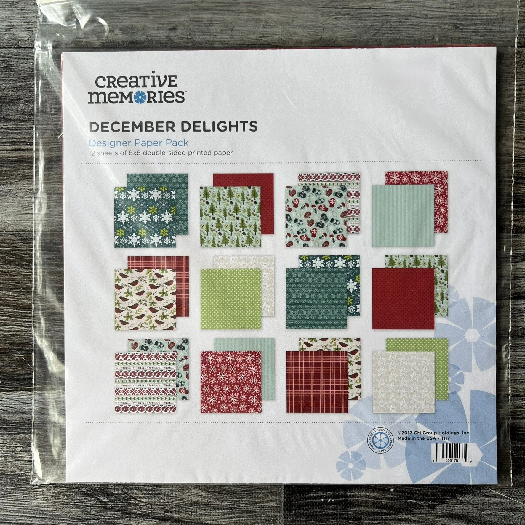 December Delights Designer Paper Pack 8x8