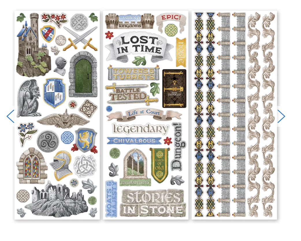 Medieval Moments Stickers