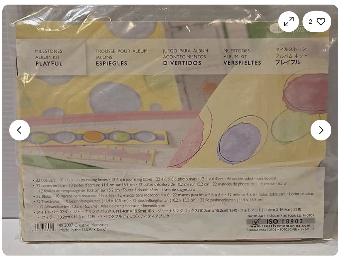 Milestones Album Kit Playful