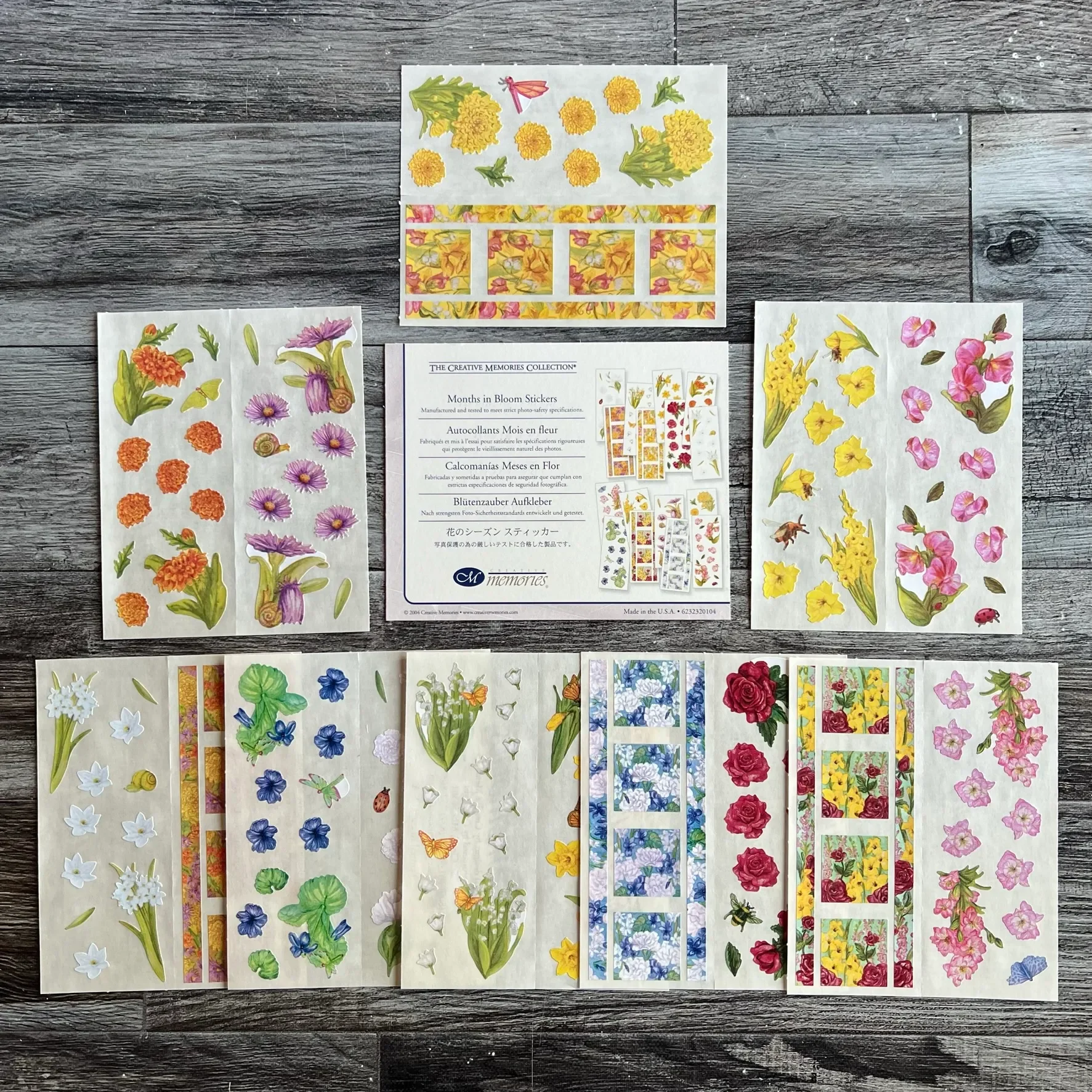 Months in Bloom Stickers