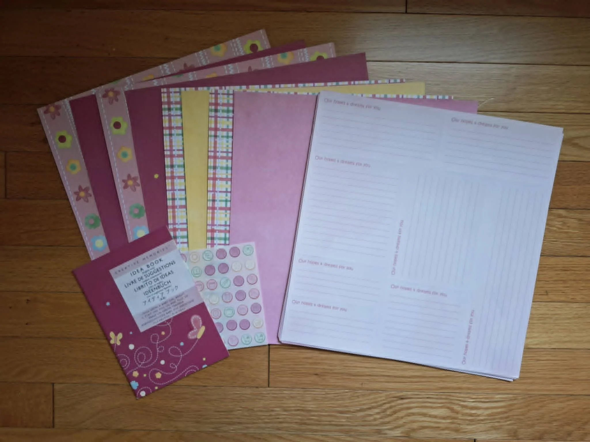 Once Upon  A Baby Girl Bright Album Kit