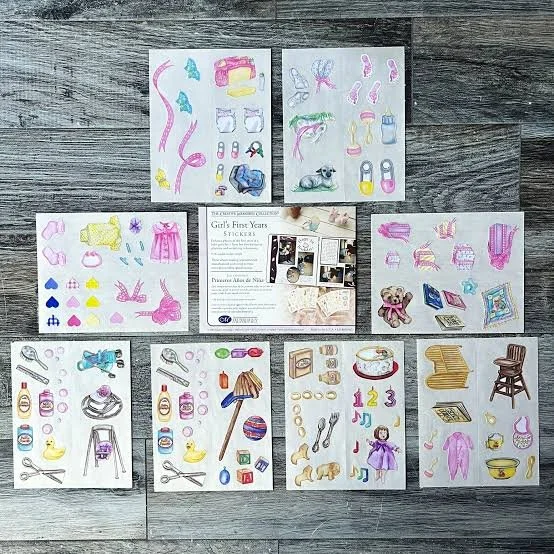 Girl's First Years Stickers