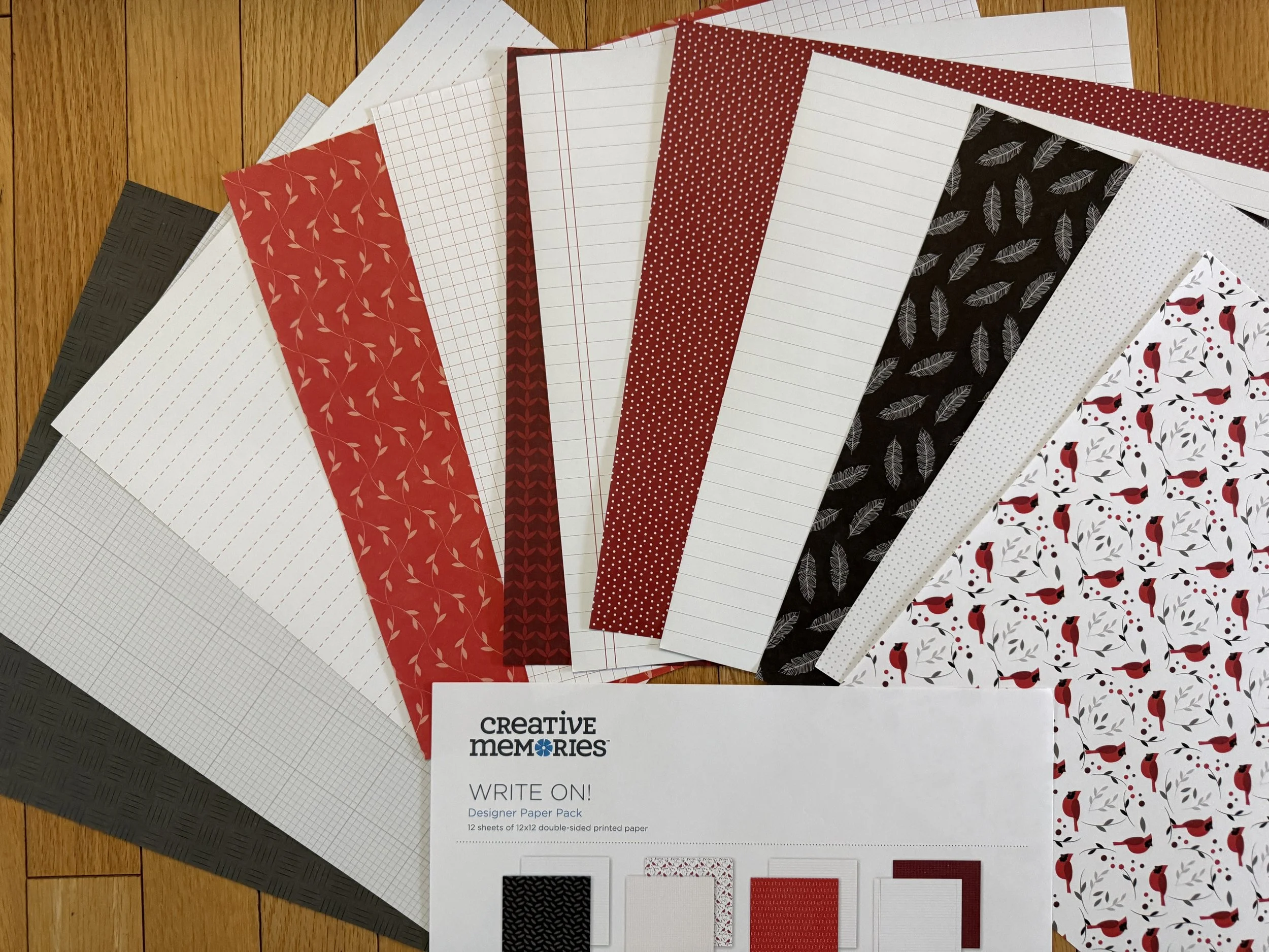 Write On! Designer Paper Pack