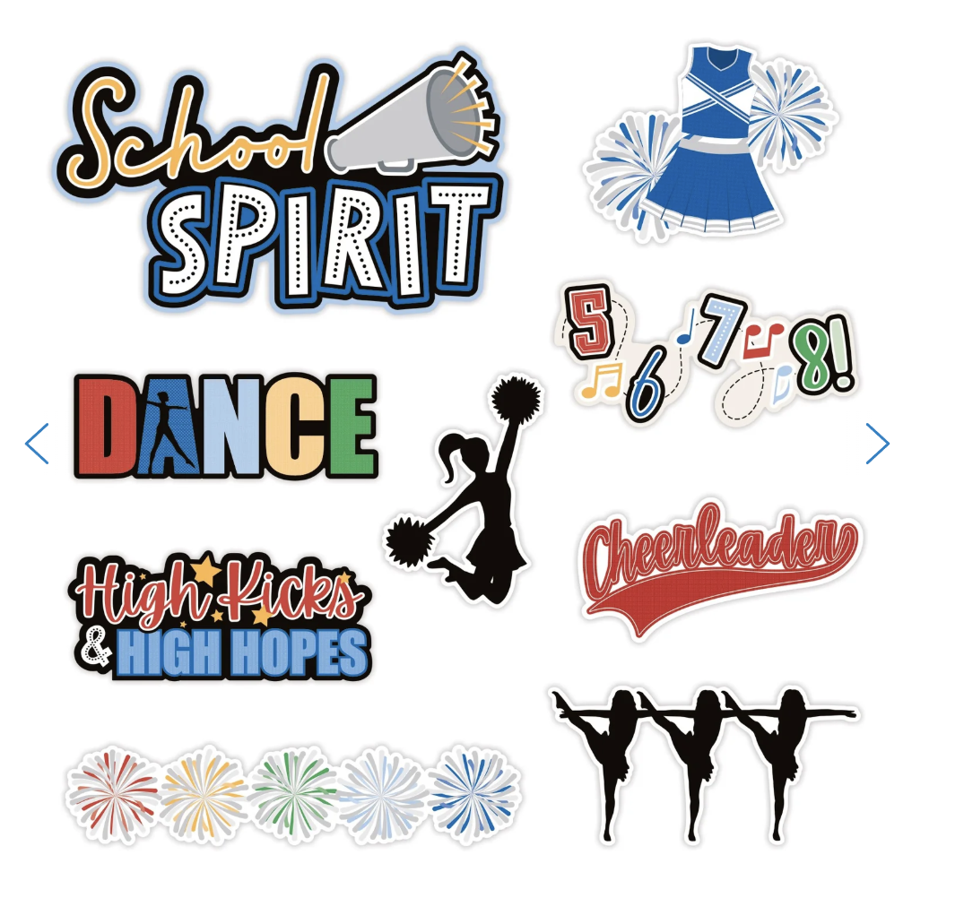 School Spirit Embellishments