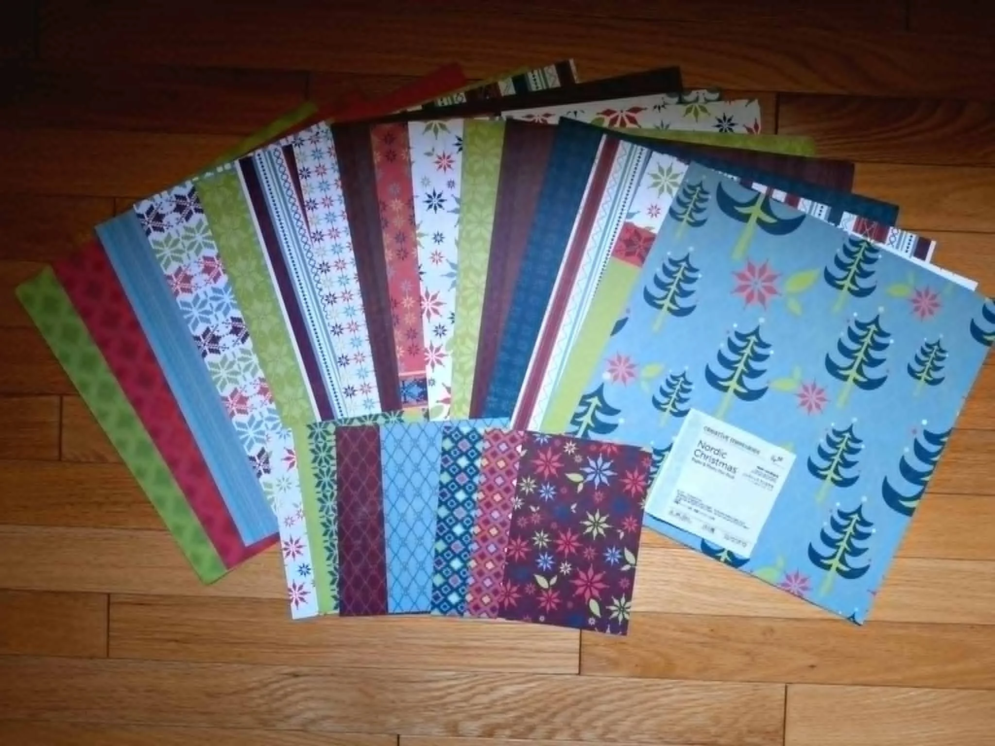 Nordic Christmas Paper & Photo Mat Pack