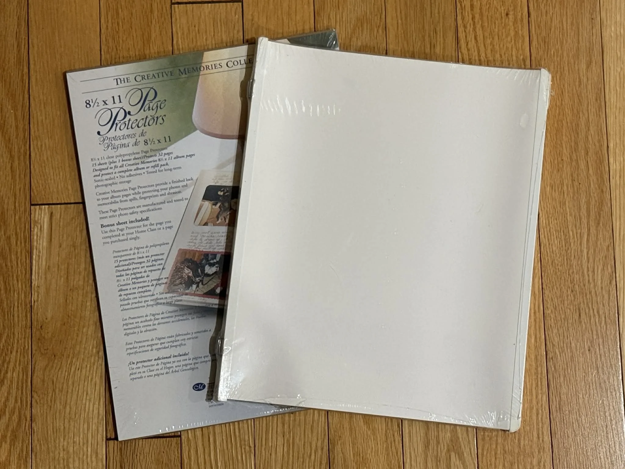 8 1/2x11 Pages and protectors