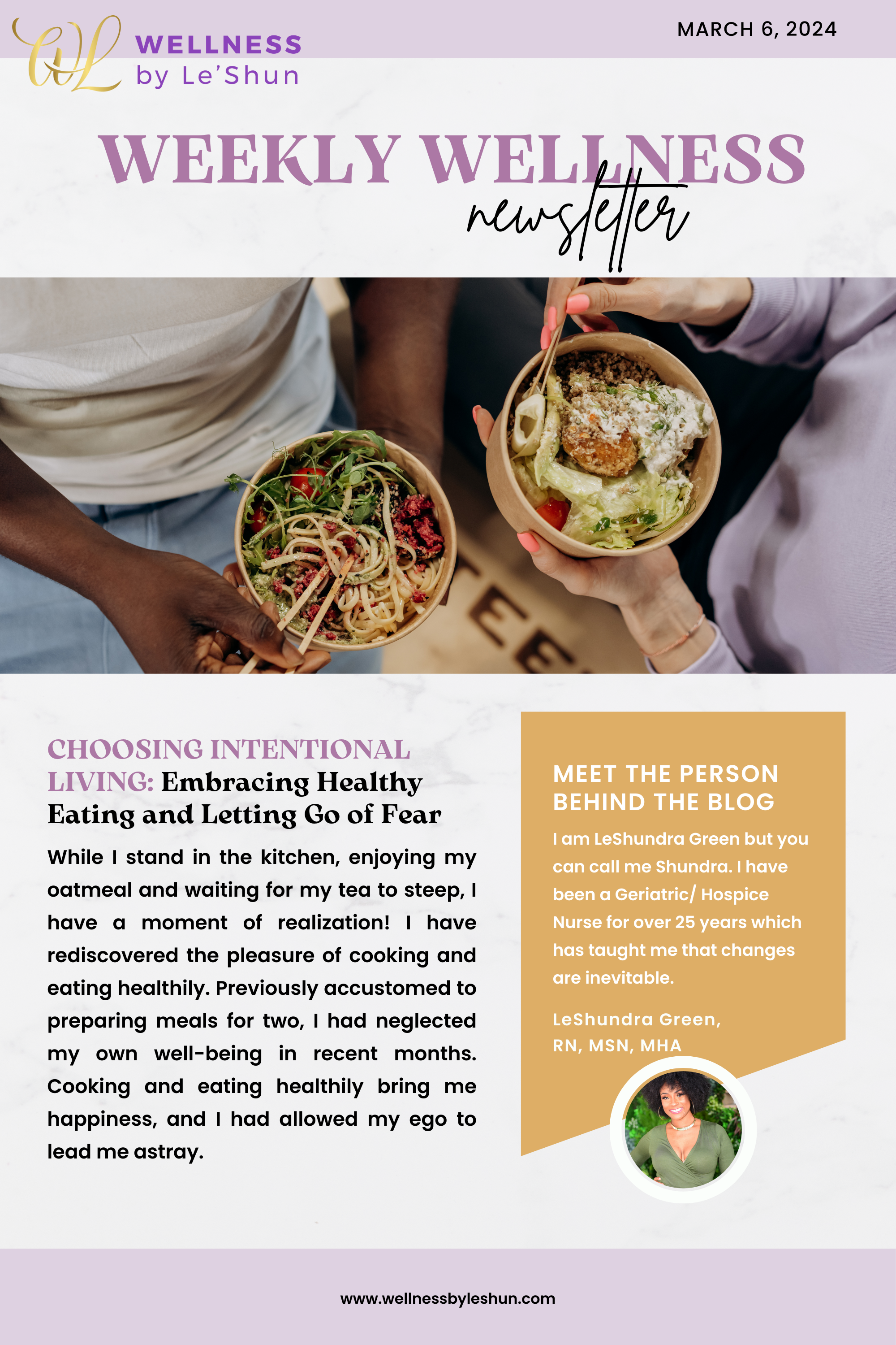 Choosing Intentional Living: Embracing Healthy Eating and Letting Go of Fear