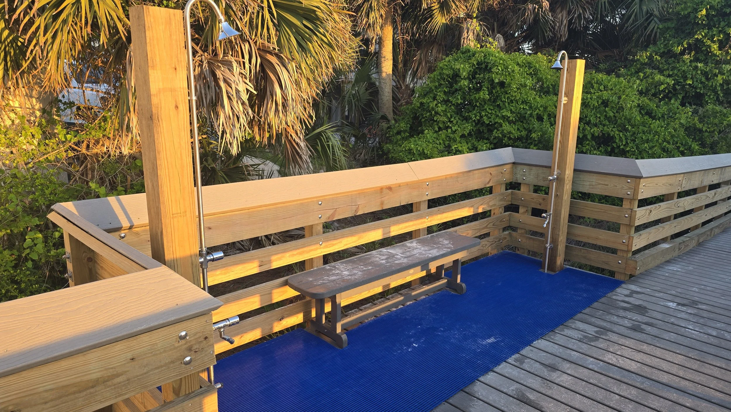 Rinse off area at Beach Access