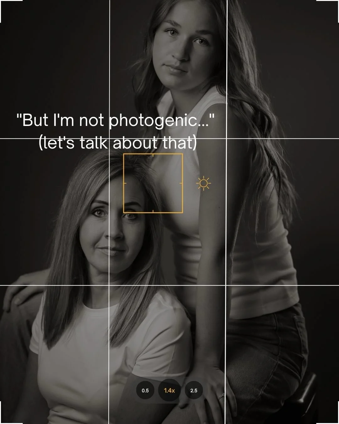 &ldquo;I&rsquo;m just not photogenic.&rdquo; (Let&rsquo;s talk about that)