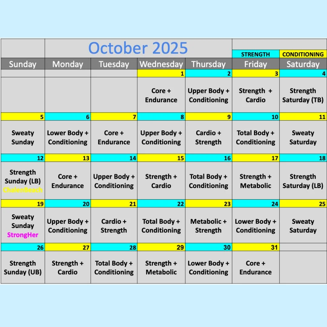🍂 October isn't just a month; it's a moment to seize! As we inch closer to the New Year, let's make these next 3 months count. 🌟 Join our October group classes and ignite your motivation&mdash;whether you're looking to strengthen your body, find yo